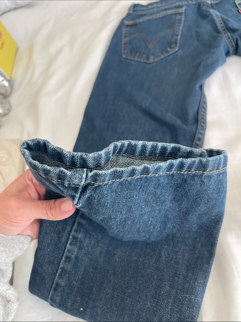 Levi's Men's Dark Blue Straight Jeans‎